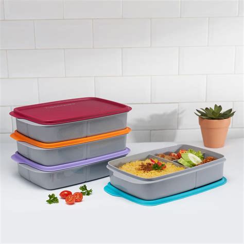 tupperware kids lunch stainless steel lunch box|tupperware divided lunch container.